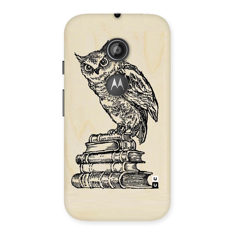 Book Owl Back Case for Moto E 2nd Gen