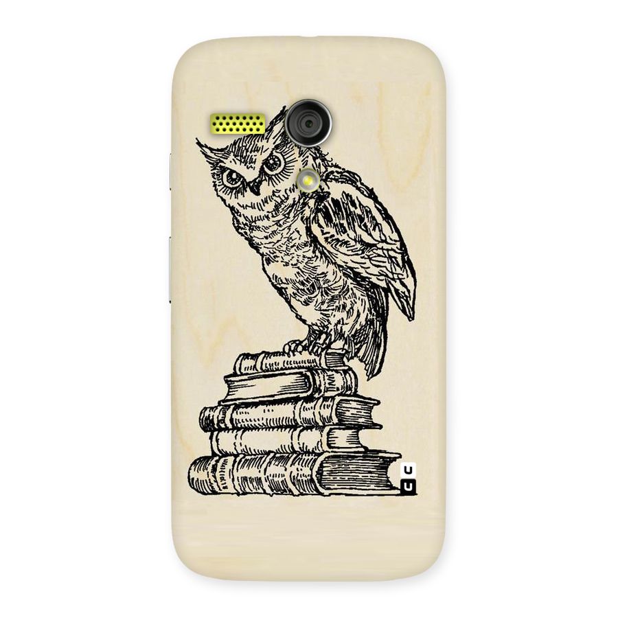 Book Owl Back Case for Moto G