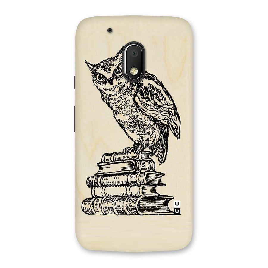 Book Owl Back Case for Moto G4 Play