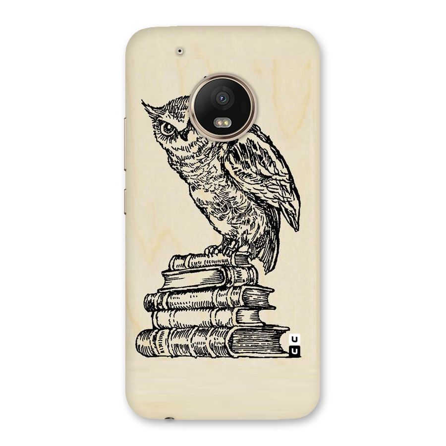 Book Owl Back Case for Moto G5 Plus