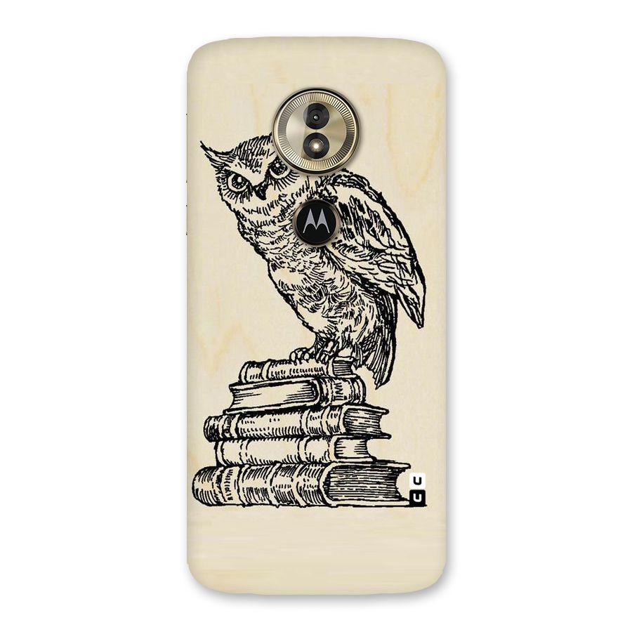 Book Owl Back Case for Moto G6 Play