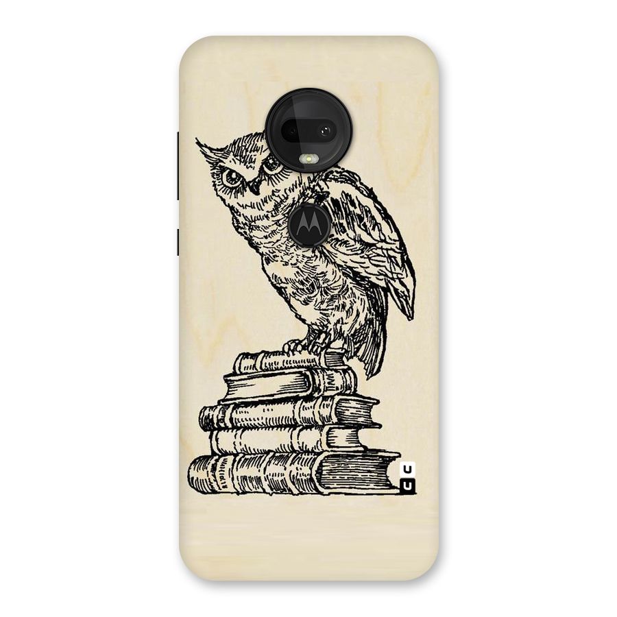 Book Owl Back Case for Moto G7