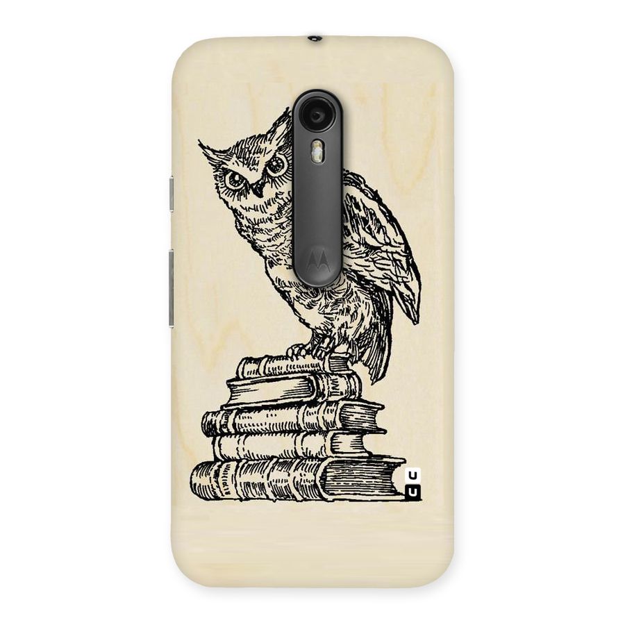 Book Owl Back Case for Moto G Turbo
