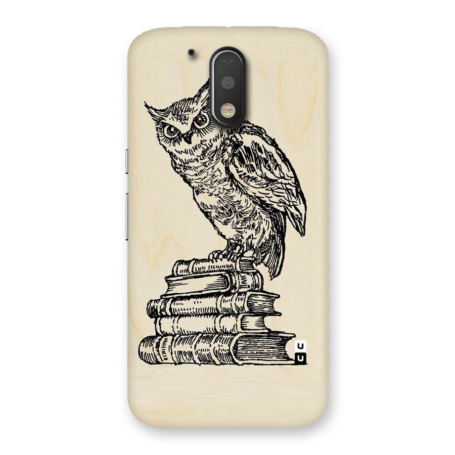 Book Owl Back Case for Motorola Moto G4 Plus