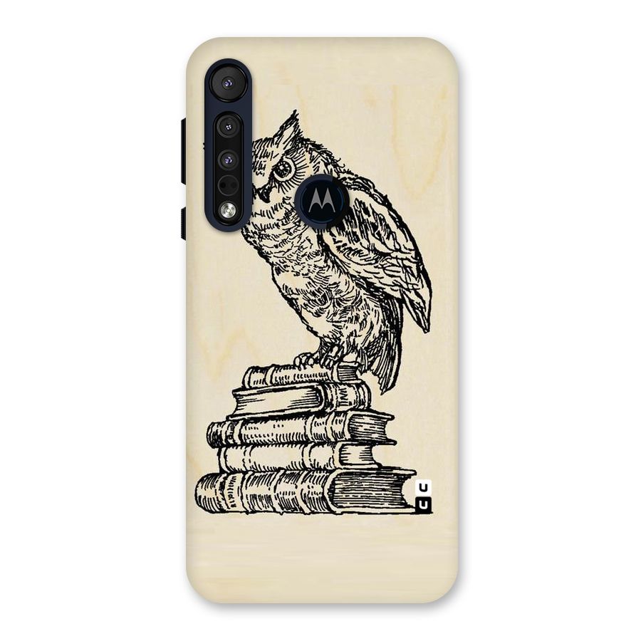 Book Owl Back Case for Motorola One Macro