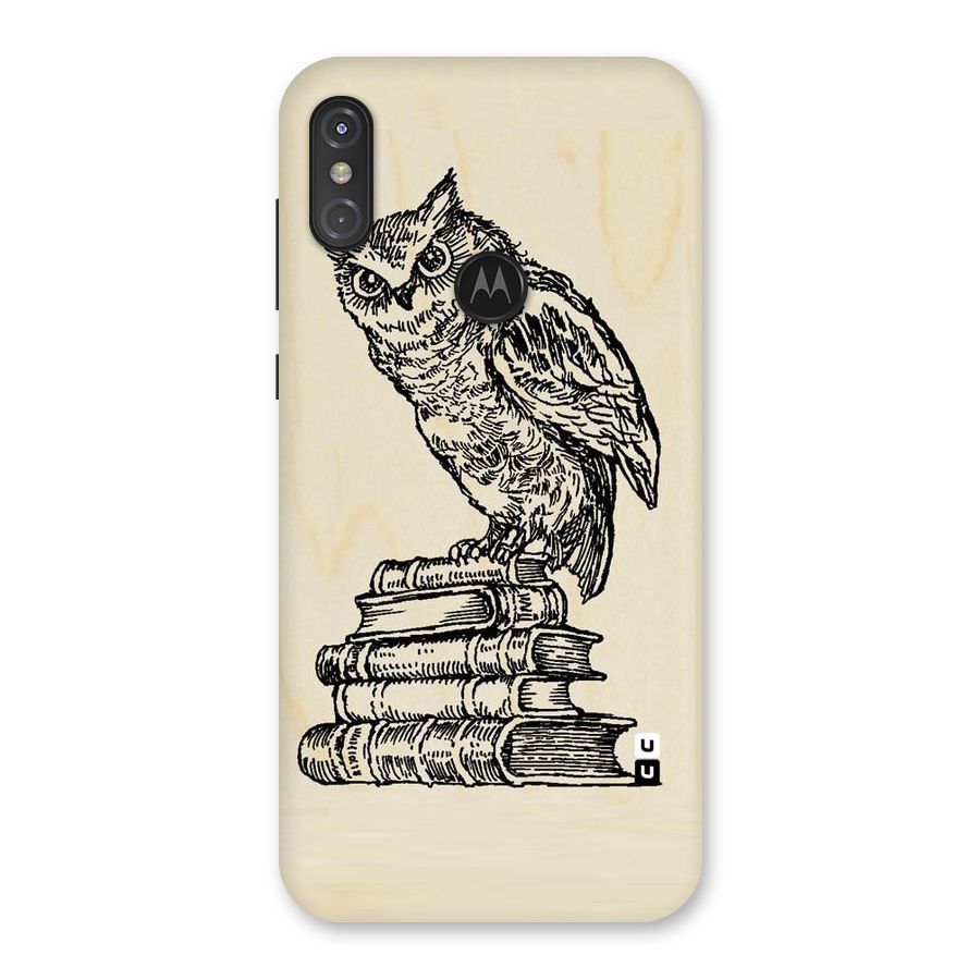 Book Owl Back Case for Motorola One Power