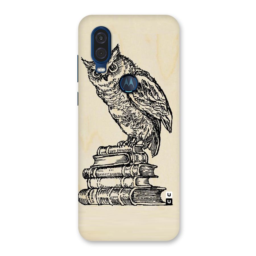 Book Owl Back Case for Motorola One Vision
