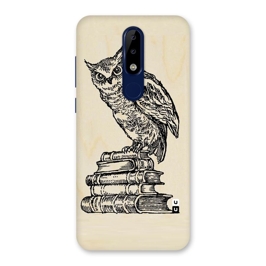 Book Owl Back Case for Nokia 5.1 Plus