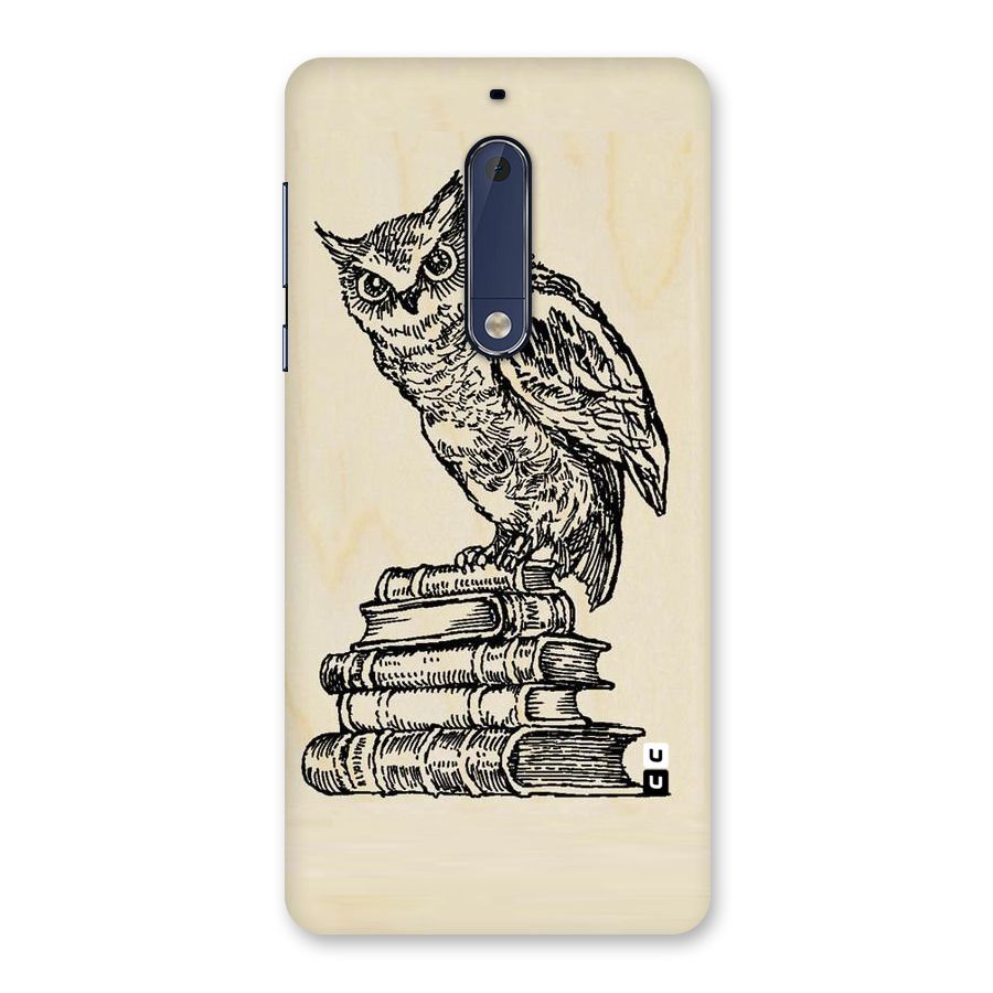 Book Owl Back Case for Nokia 5