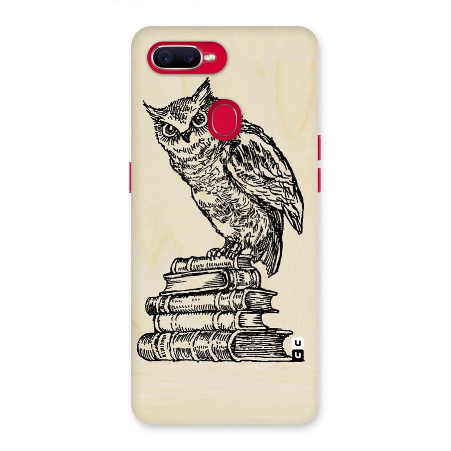 Book Owl Back Case for Oppo F9 Pro
