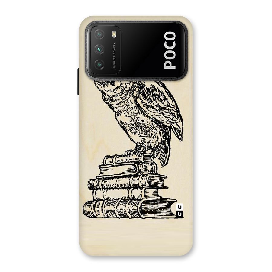 Book Owl Back Case for Poco M3