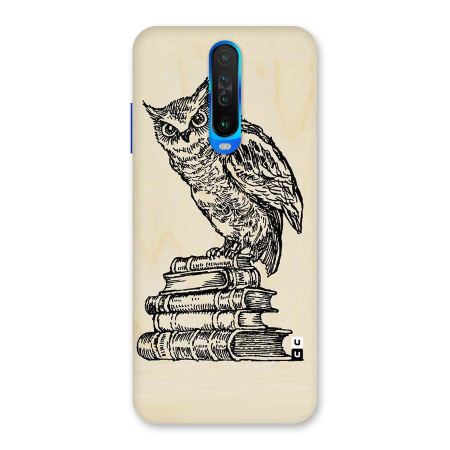 Book Owl Back Case for Poco X2