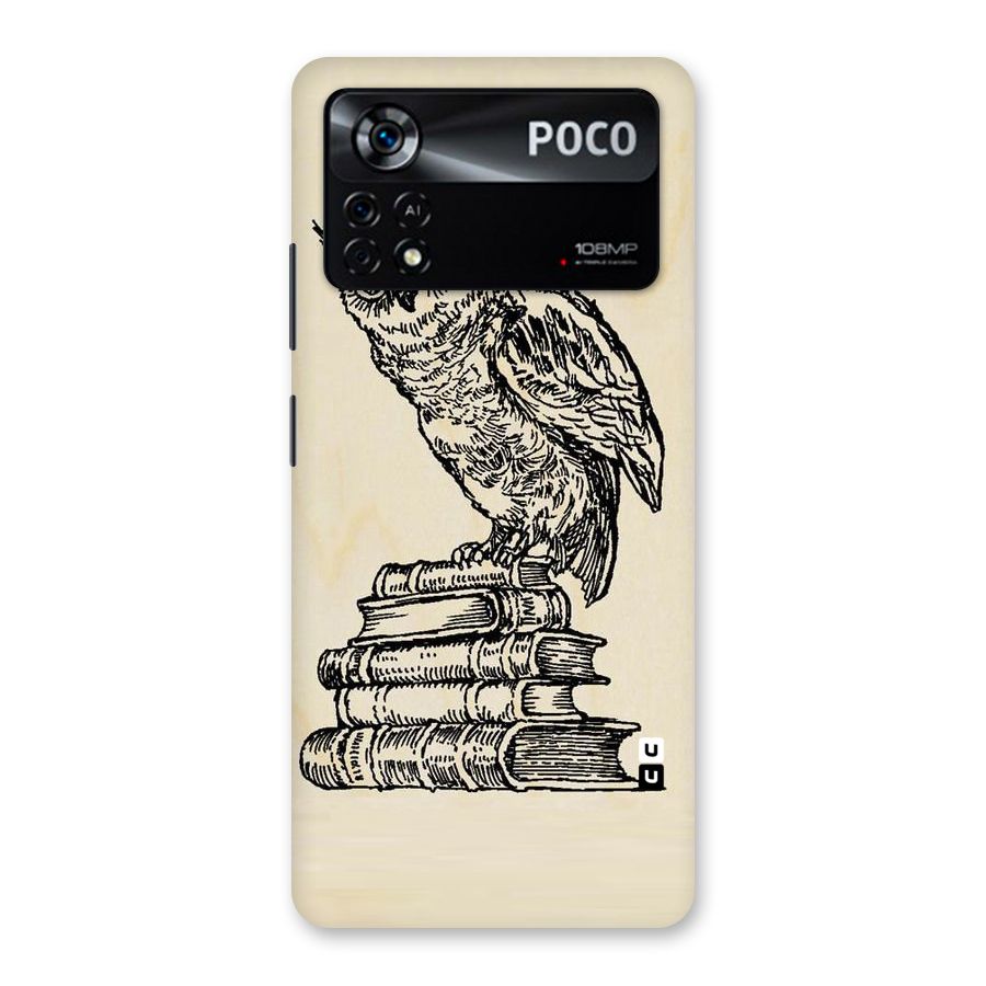 Book Owl Back Case for Poco X4 Pro 5G