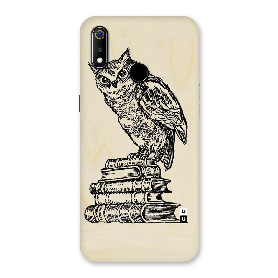 Book Owl Back Case for Realme 3
