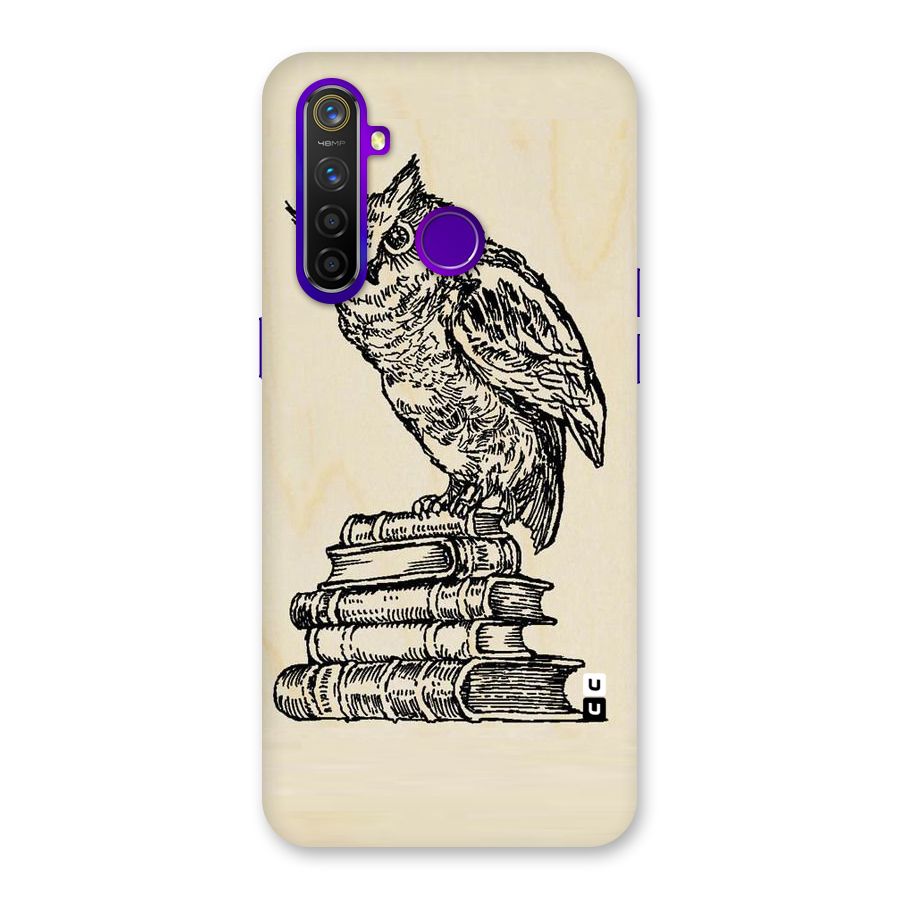 Book Owl Back Case for Realme 5 Pro
