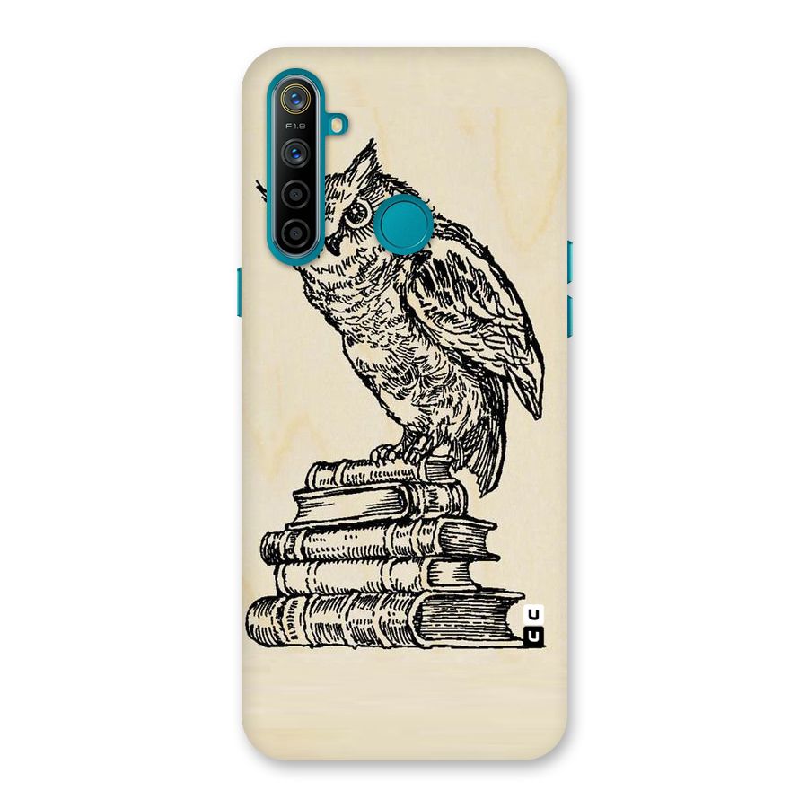 Book Owl Back Case for Realme 5i