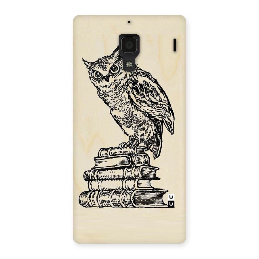 Book Owl Back Case for Redmi 1S