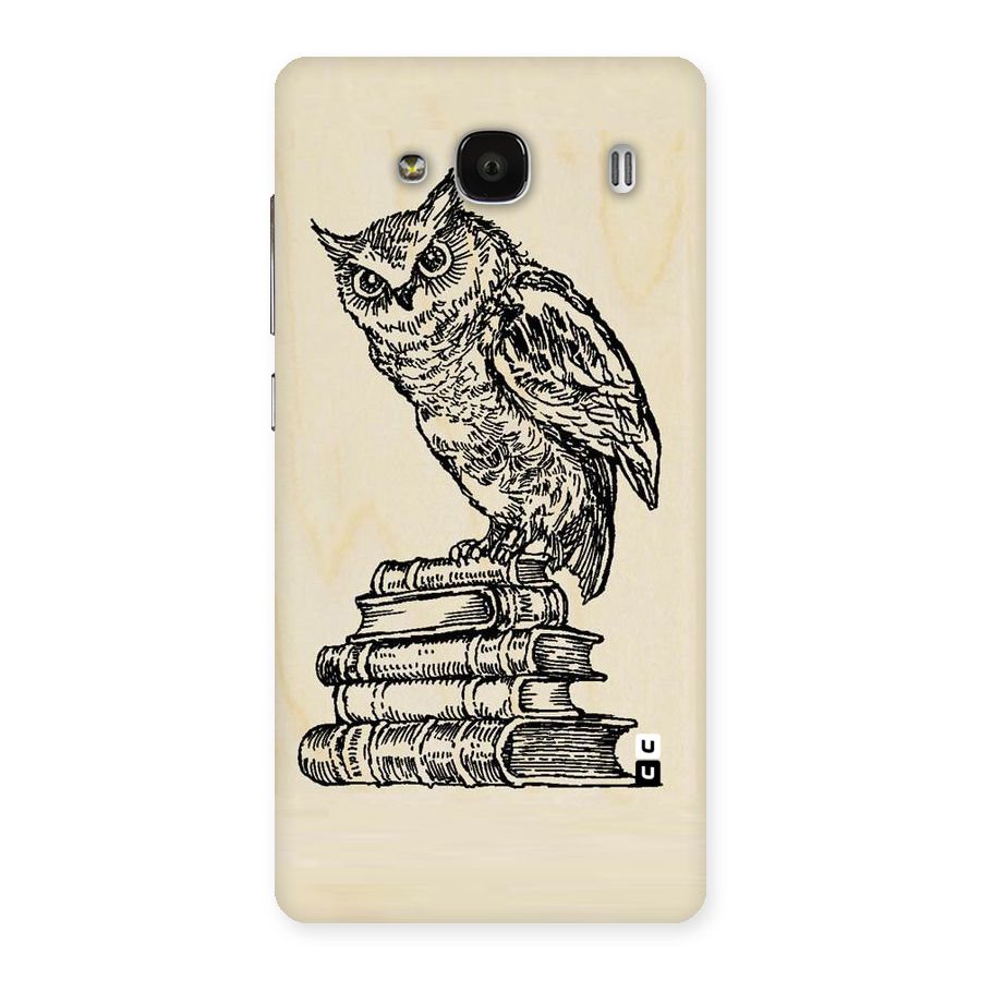 Book Owl Back Case for Redmi 2