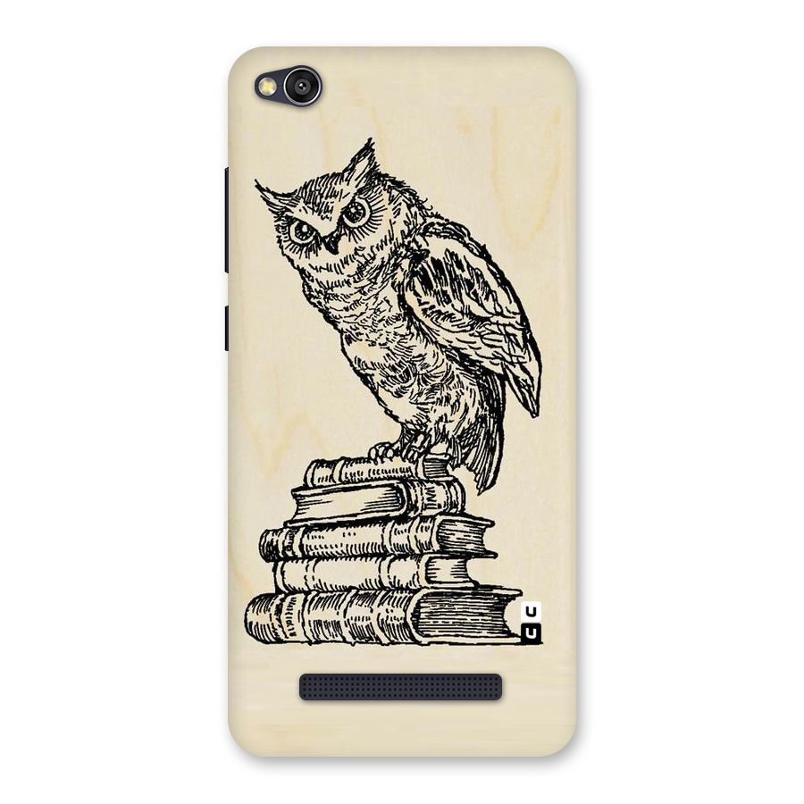 Book Owl Back Case for Redmi 4A