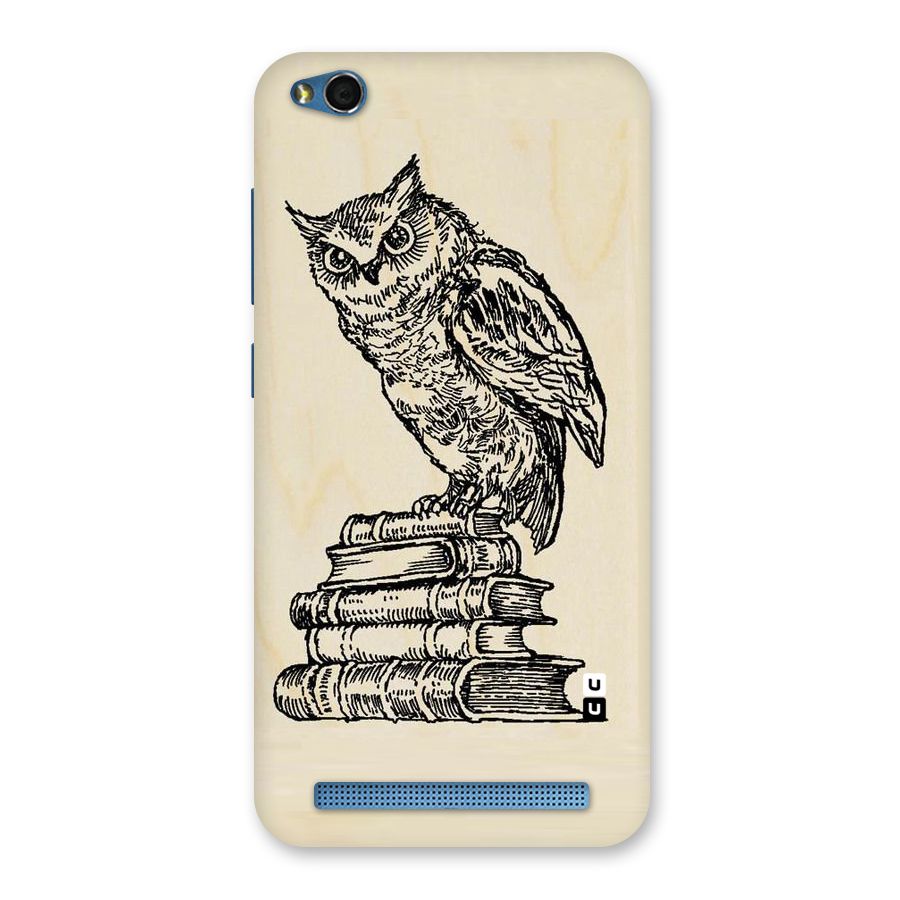 Book Owl Back Case for Redmi 5A
