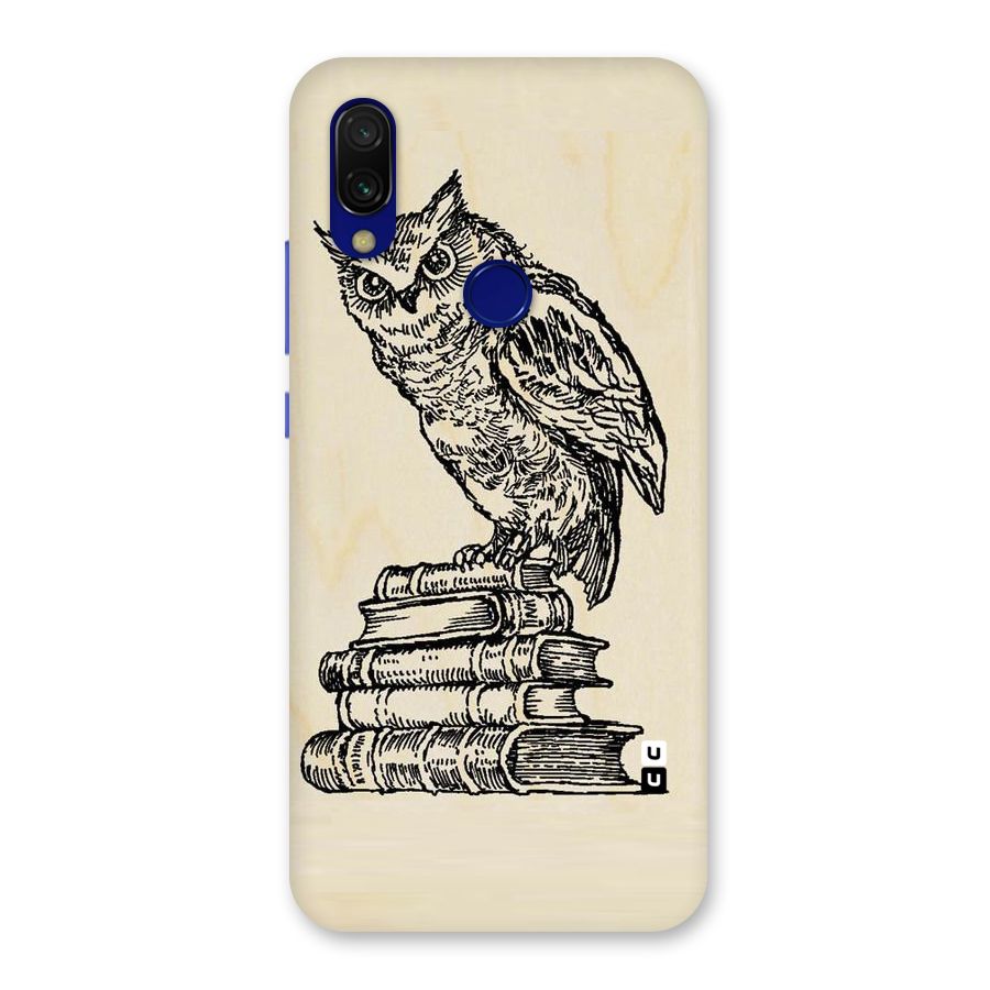Book Owl Back Case for Redmi 7