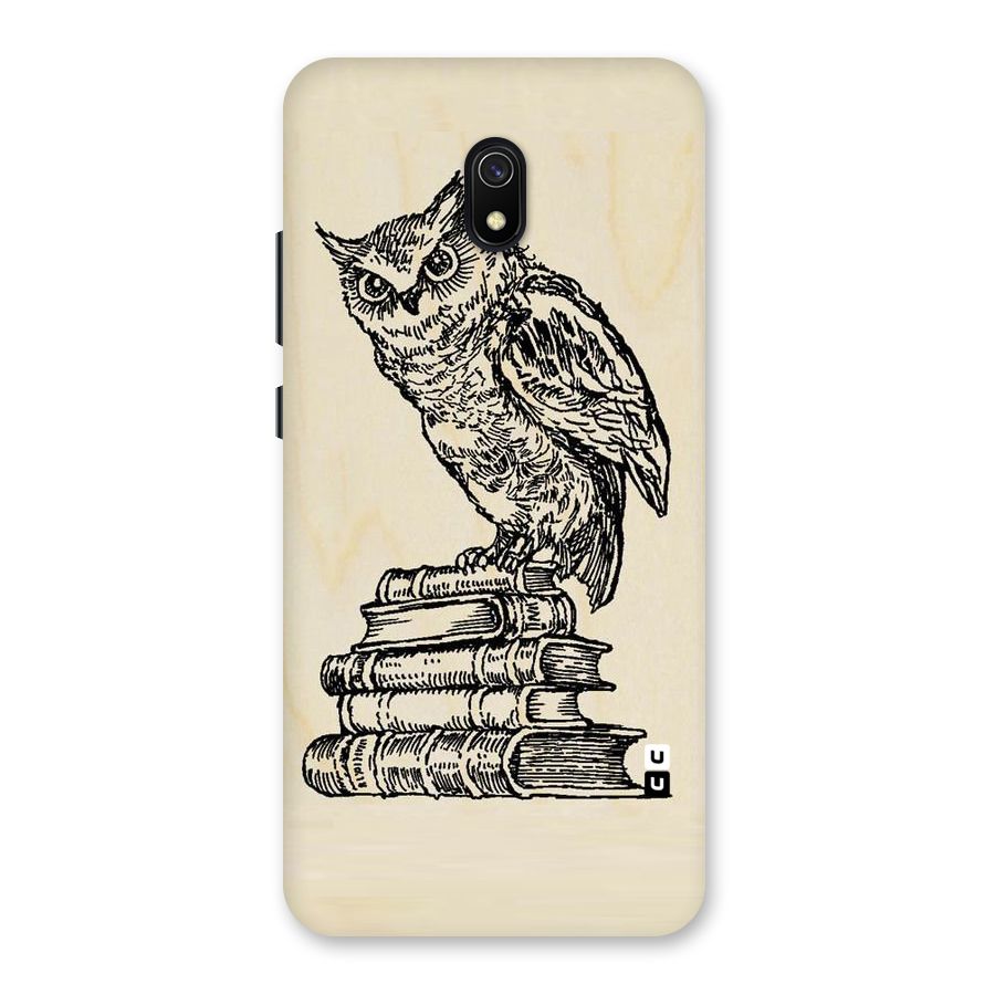 Book Owl Back Case for Redmi 8A
