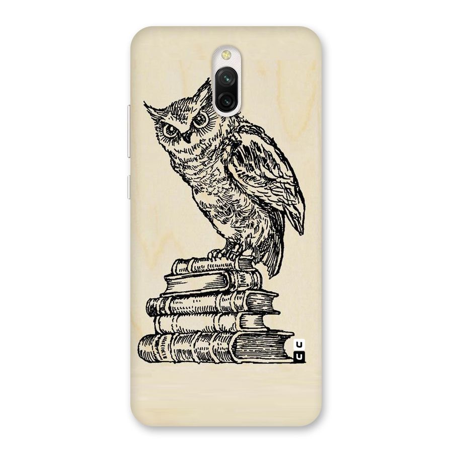 Book Owl Back Case for Redmi 8A Dual