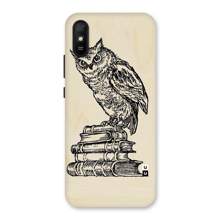 Book Owl Back Case for Redmi 9A