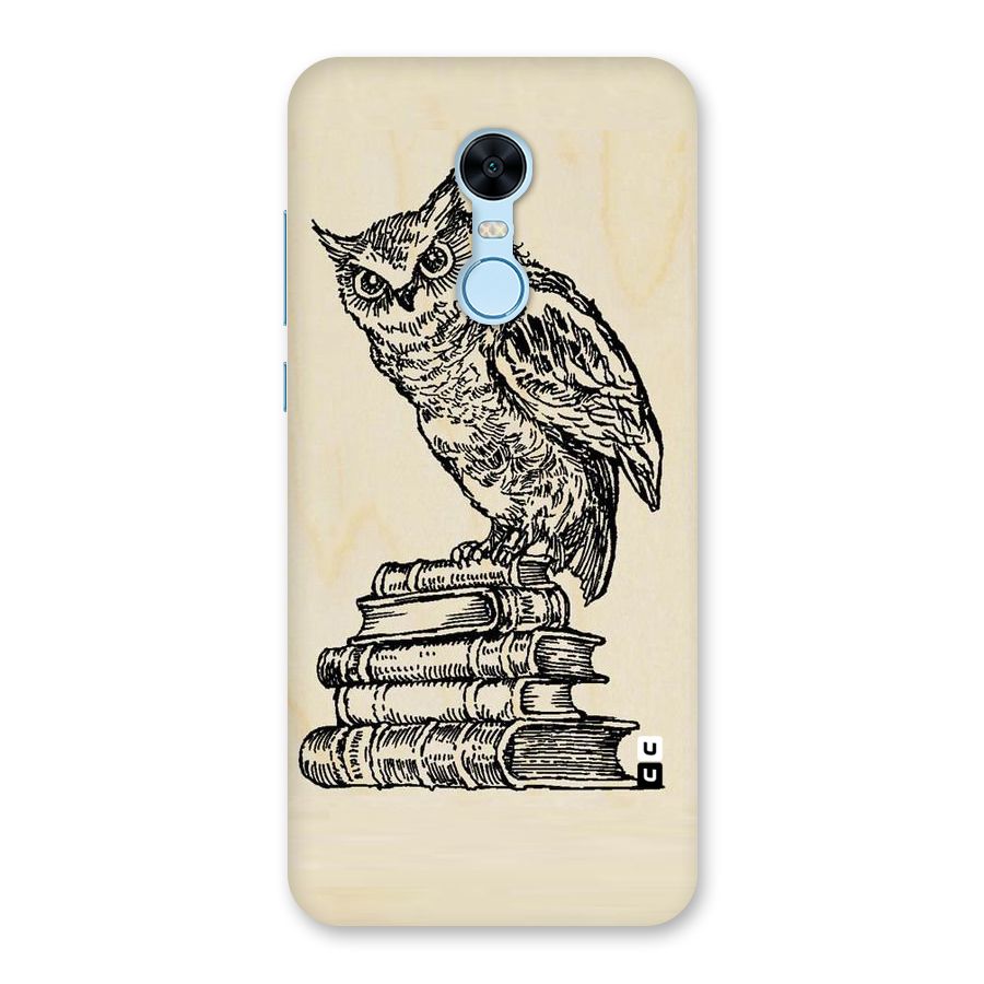 Book Owl Back Case for Redmi Note 5