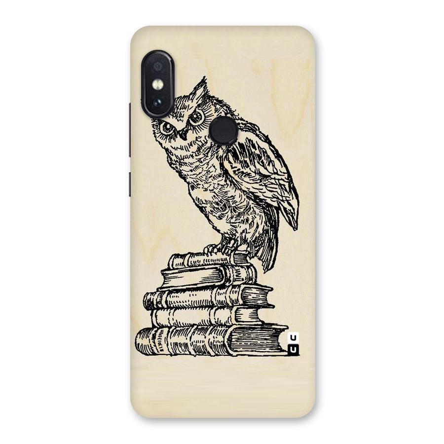 Book Owl Back Case for Redmi Note 5 Pro