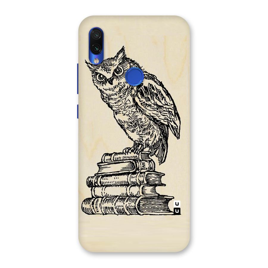 Book Owl Back Case for Redmi Note 7S
