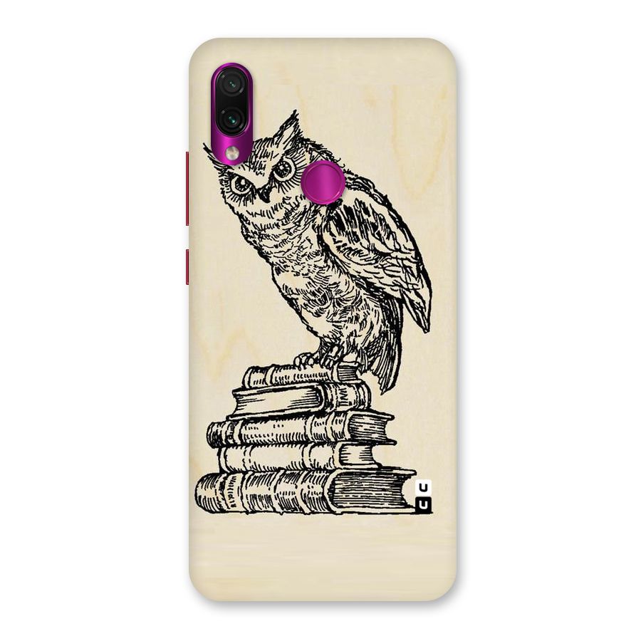 Book Owl Back Case for Redmi Note 7 Pro