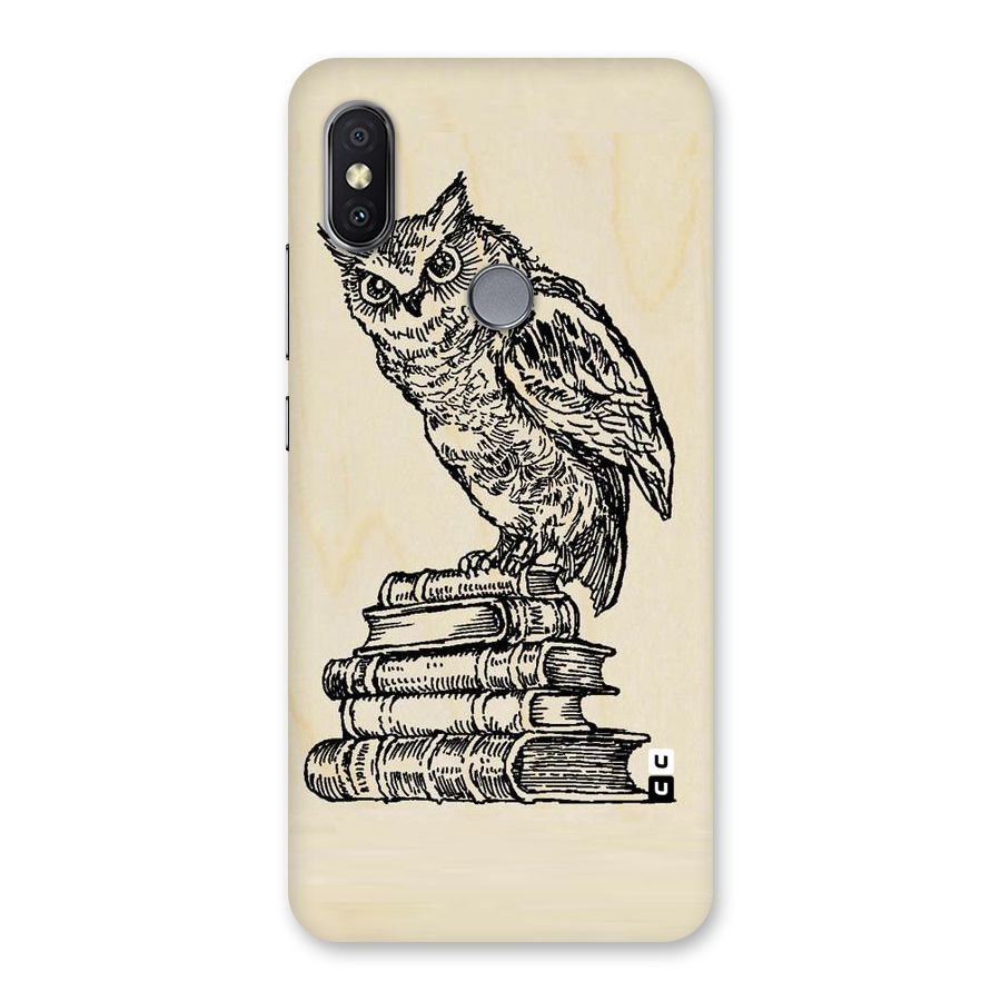 Book Owl Back Case for Redmi Y2