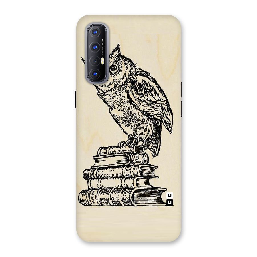 Book Owl Back Case for Reno3 Pro