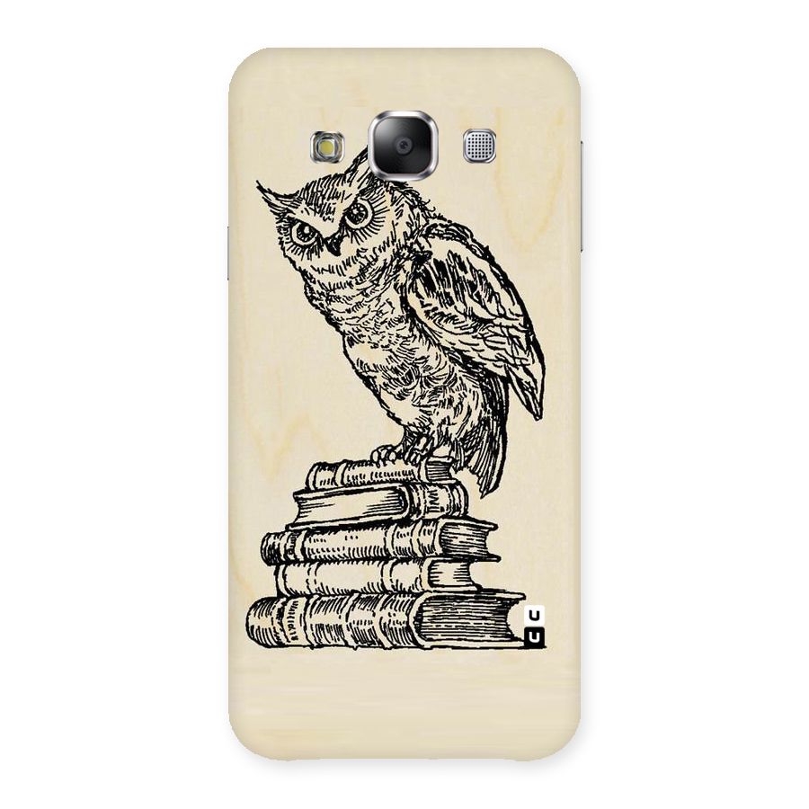 Book Owl Back Case for Samsung Galaxy E5