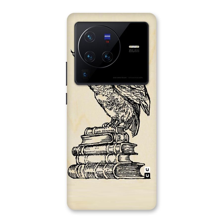Book Owl Back Case for Vivo X80 Pro