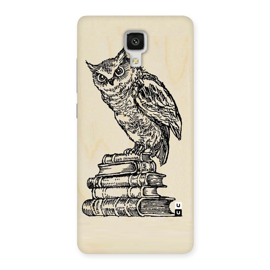 Book Owl Back Case for Xiaomi Mi 4