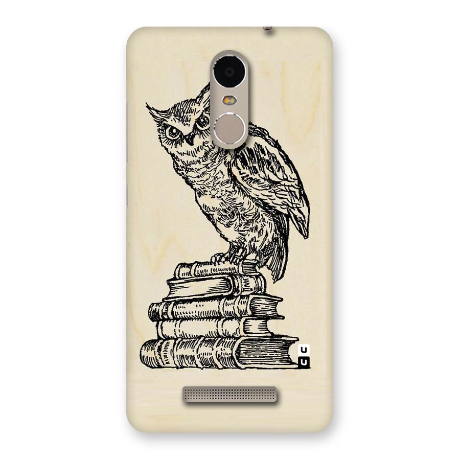 Book Owl Back Case for Xiaomi Redmi Note 3