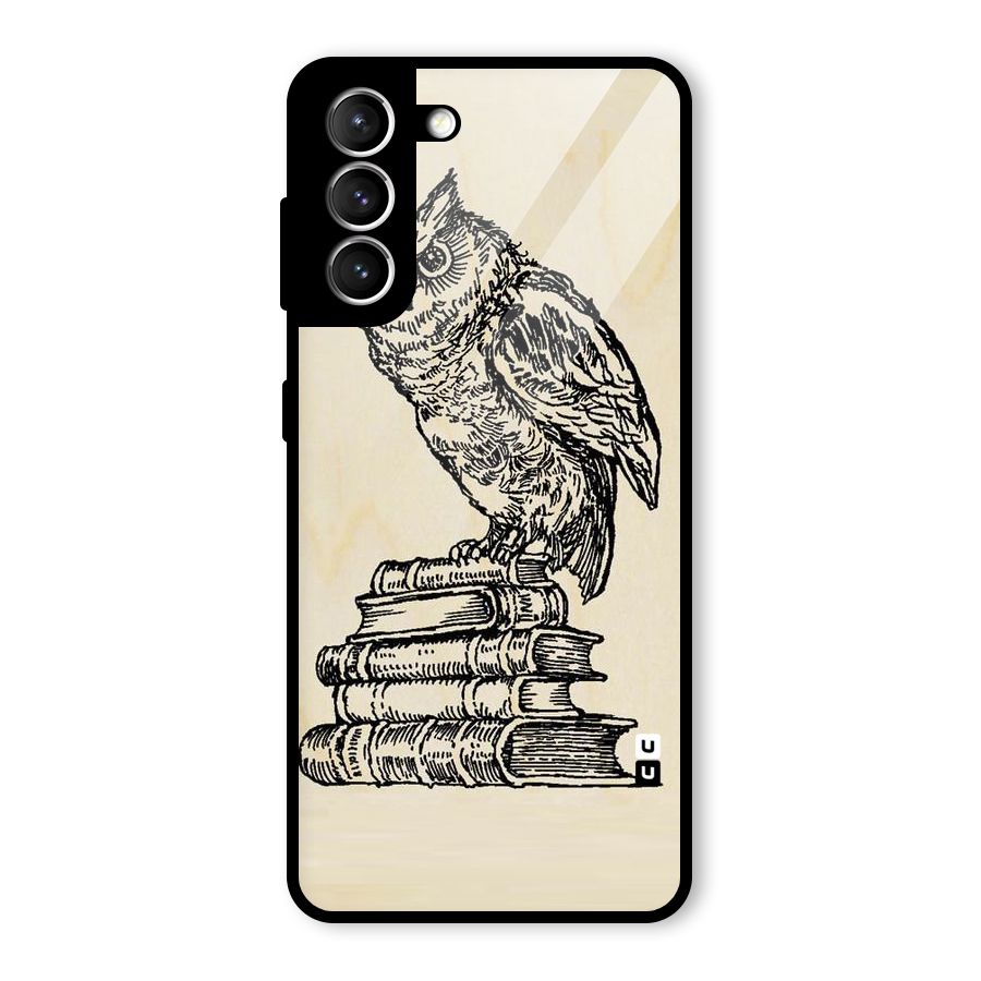 Book Owl Glass Back Case for Galaxy S21 5G