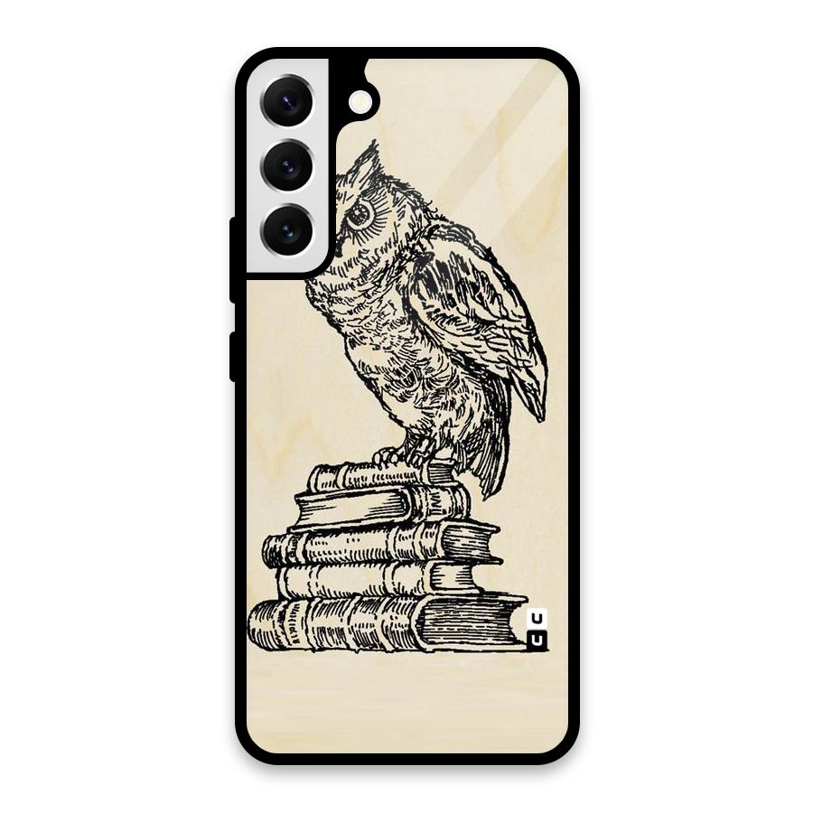 Book Owl Glass Back Case for Galaxy S22 Plus 5G