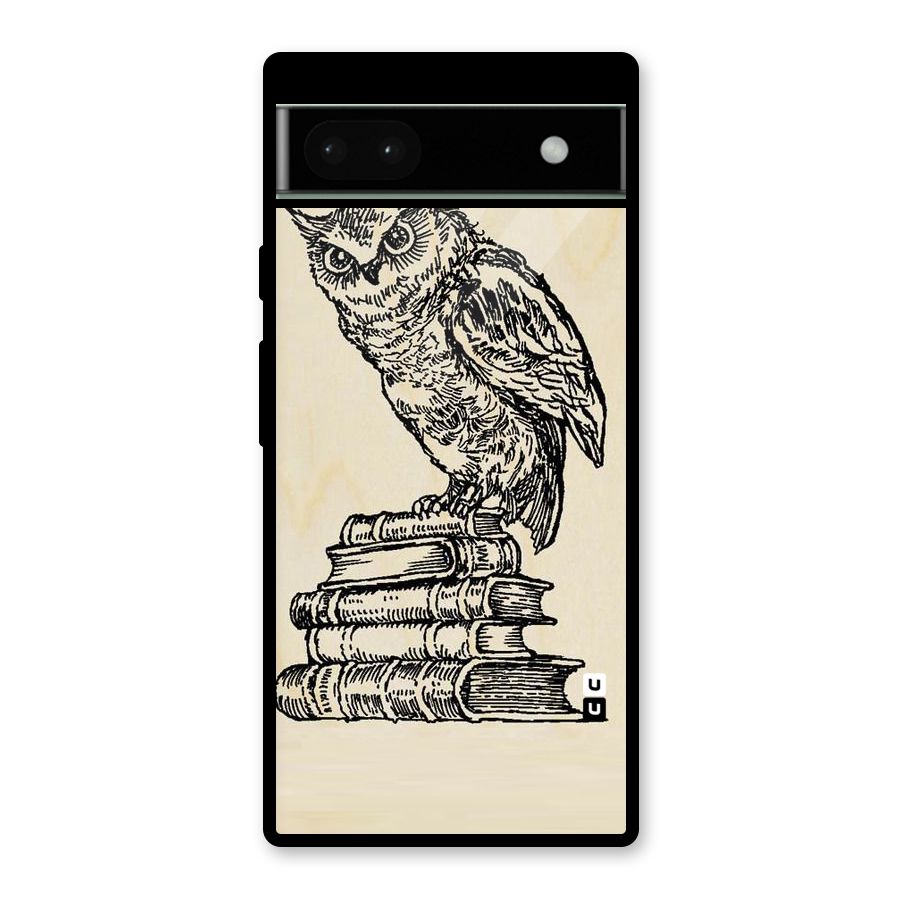 Book Owl Glass Back Case for Google Pixel 6a
