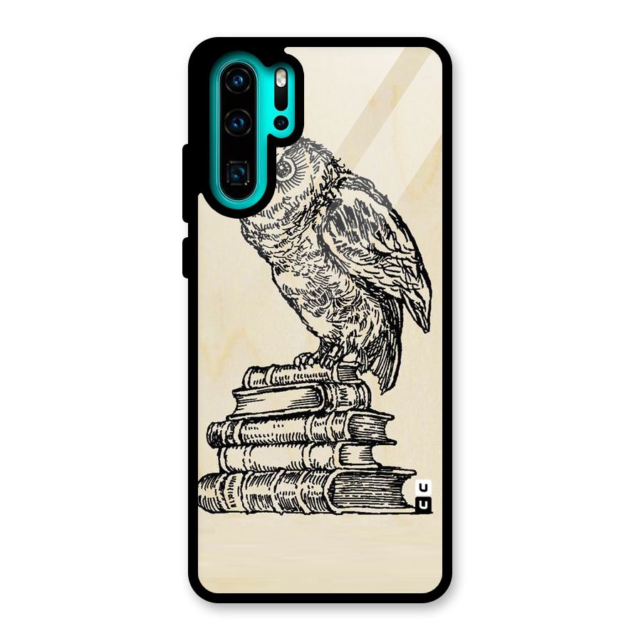 Book Owl Glass Back Case for Huawei P30 Pro