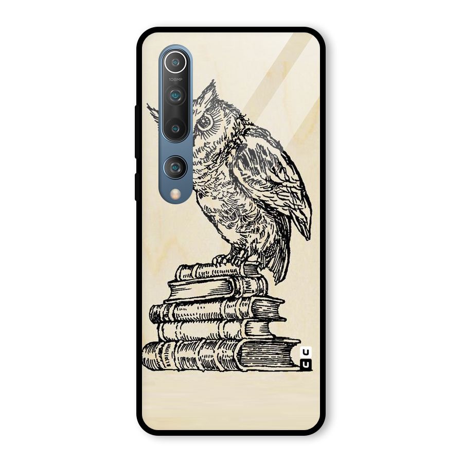 Book Owl Glass Back Case for Mi 10
