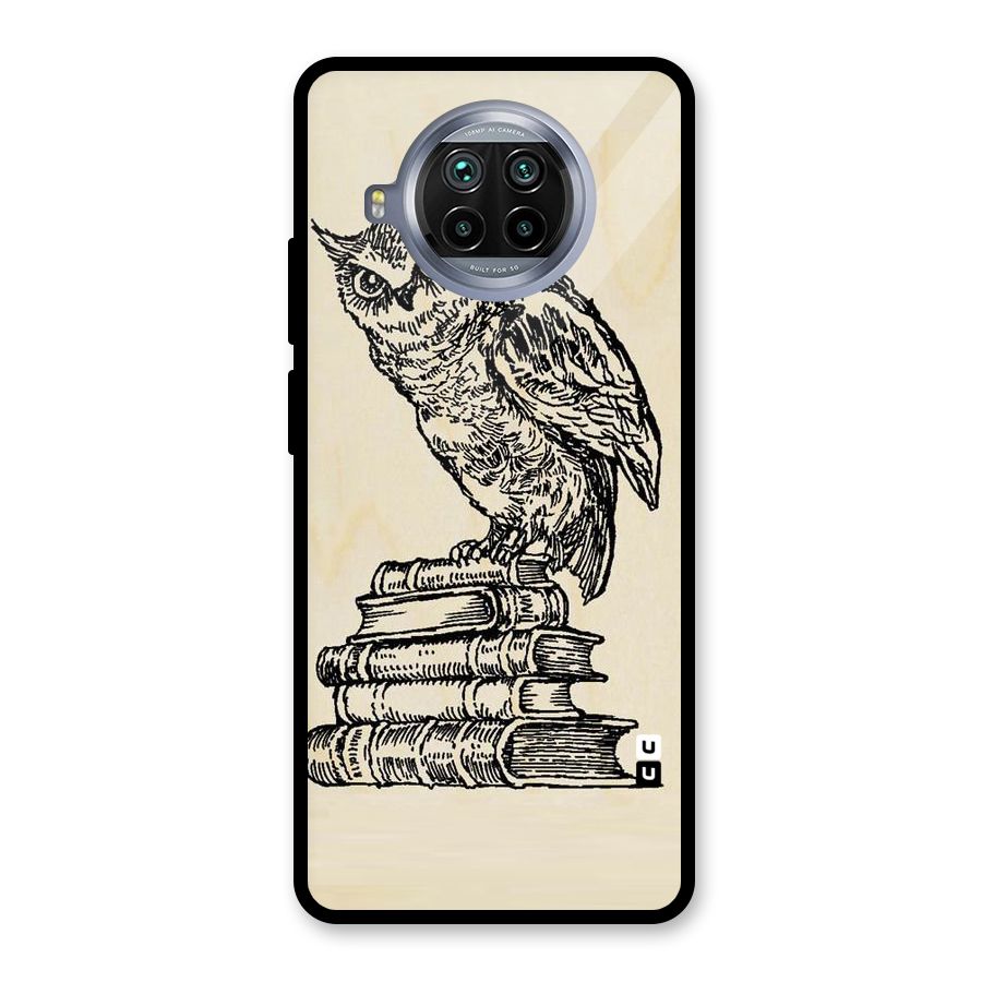 Book Owl Glass Back Case for Mi 10i
