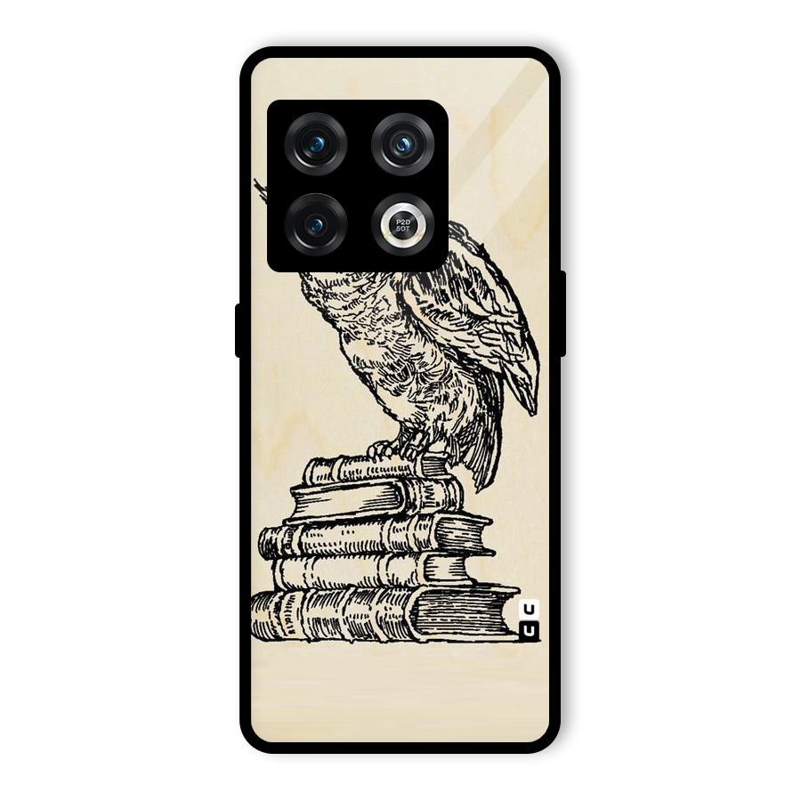 Book Owl Glass Back Case for OnePlus 10 Pro 5G