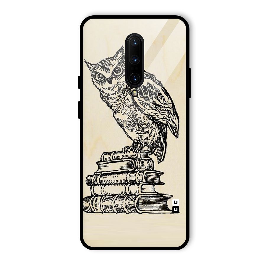 Book Owl Glass Back Case for OnePlus 7 Pro