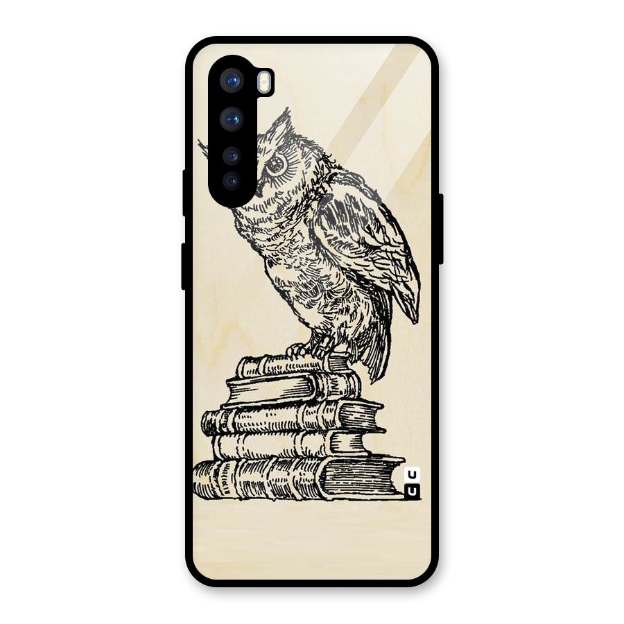 Book Owl Glass Back Case for OnePlus Nord