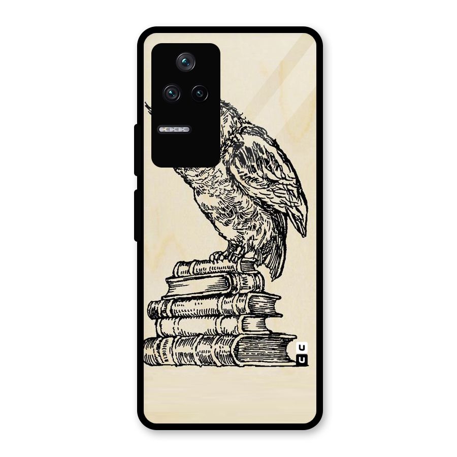 Book Owl Glass Back Case for Poco F4 5G