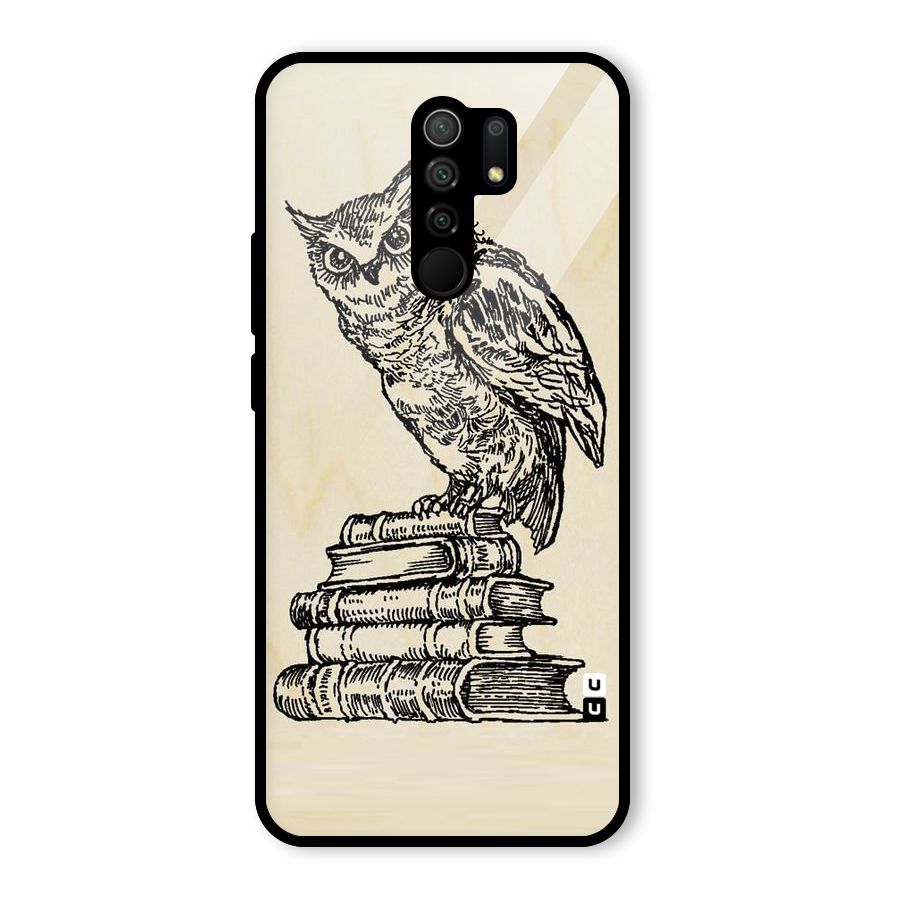 Book Owl Glass Back Case for Poco M2