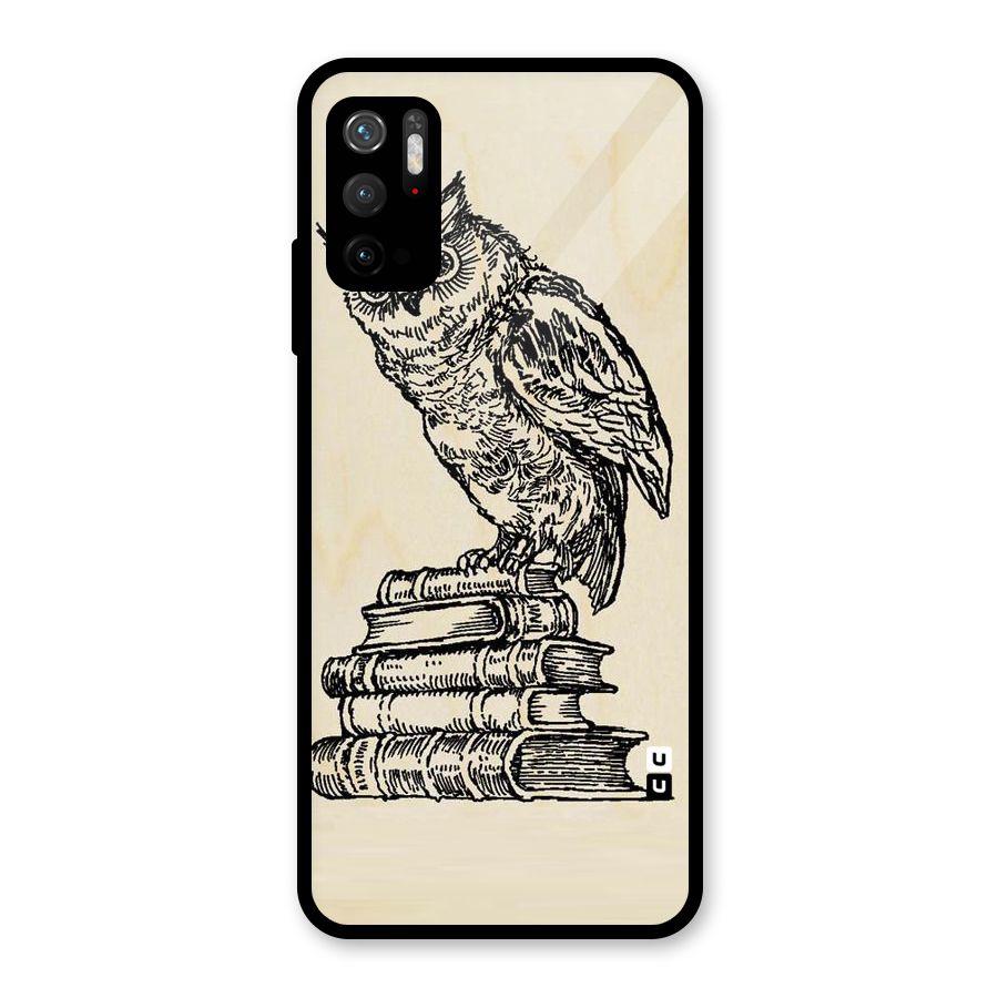 Book Owl Glass Back Case for Poco M3 Pro 5G